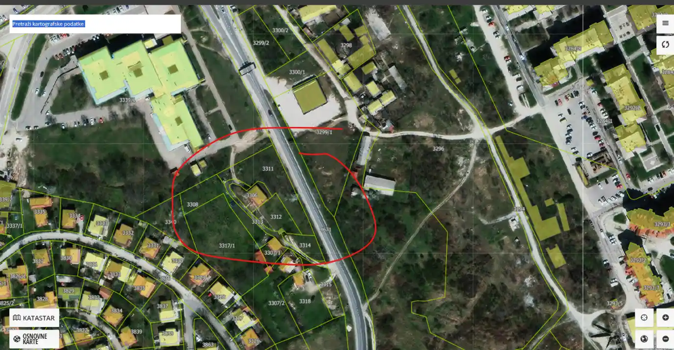 Slika broj 10 – lokacija gde S-inženjering gradi zgradu, odnosno ponovljena slika broj 3.